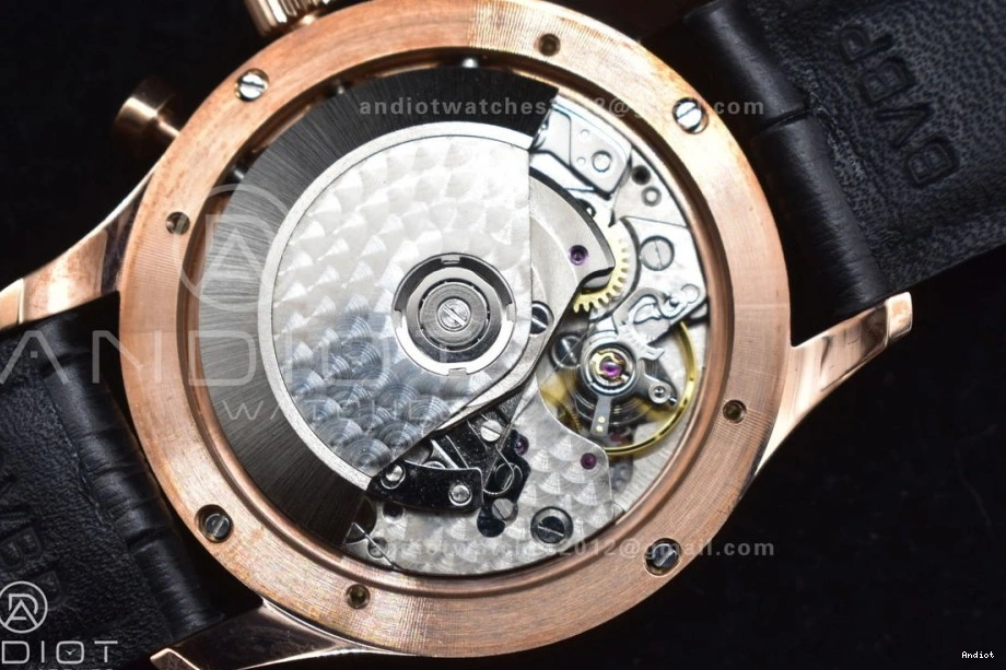 1:1 (Same IW371482 Chrono on Black A7750 Edition as Portuguese Genuine) Leather Best Thickness Strap ZF 0111